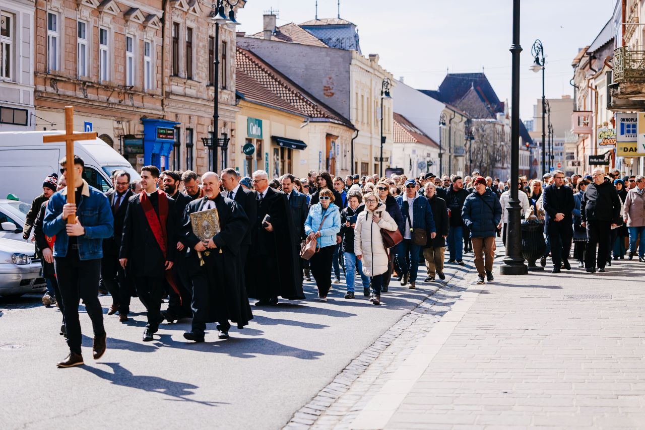Ekumenický pašiový sprievod v Košiciach