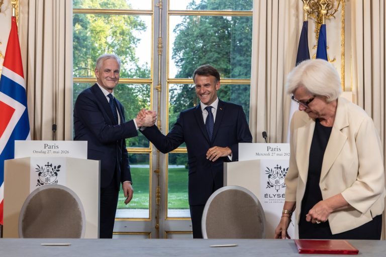 Macron Jonas Gahr Støre
