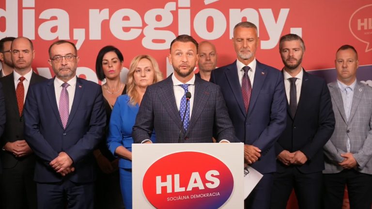 Tlačová konferencia Hlas-SD