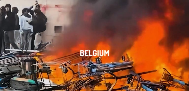 Nepokoje v belgickom Bruseli
