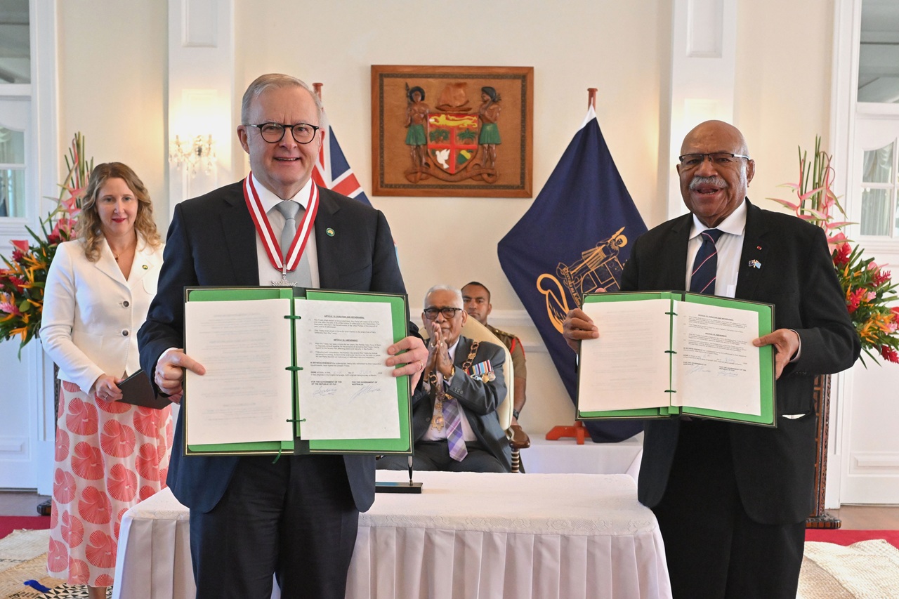 Anthony Albanese Sitiveni Rabuka