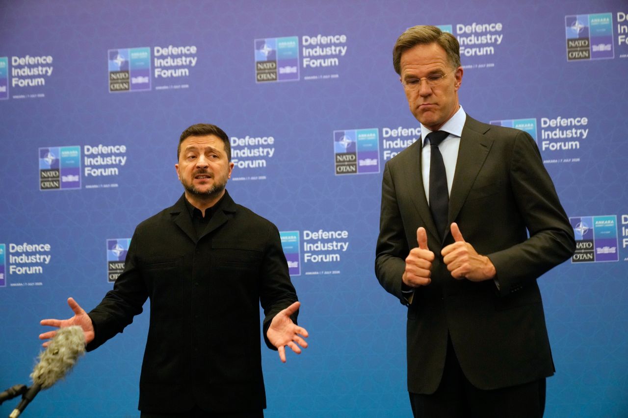 Zelenskyj , Rutte