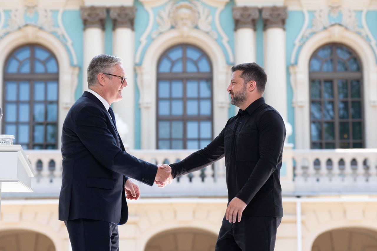 Keir Starmer a Volodymyr Zelenskyj