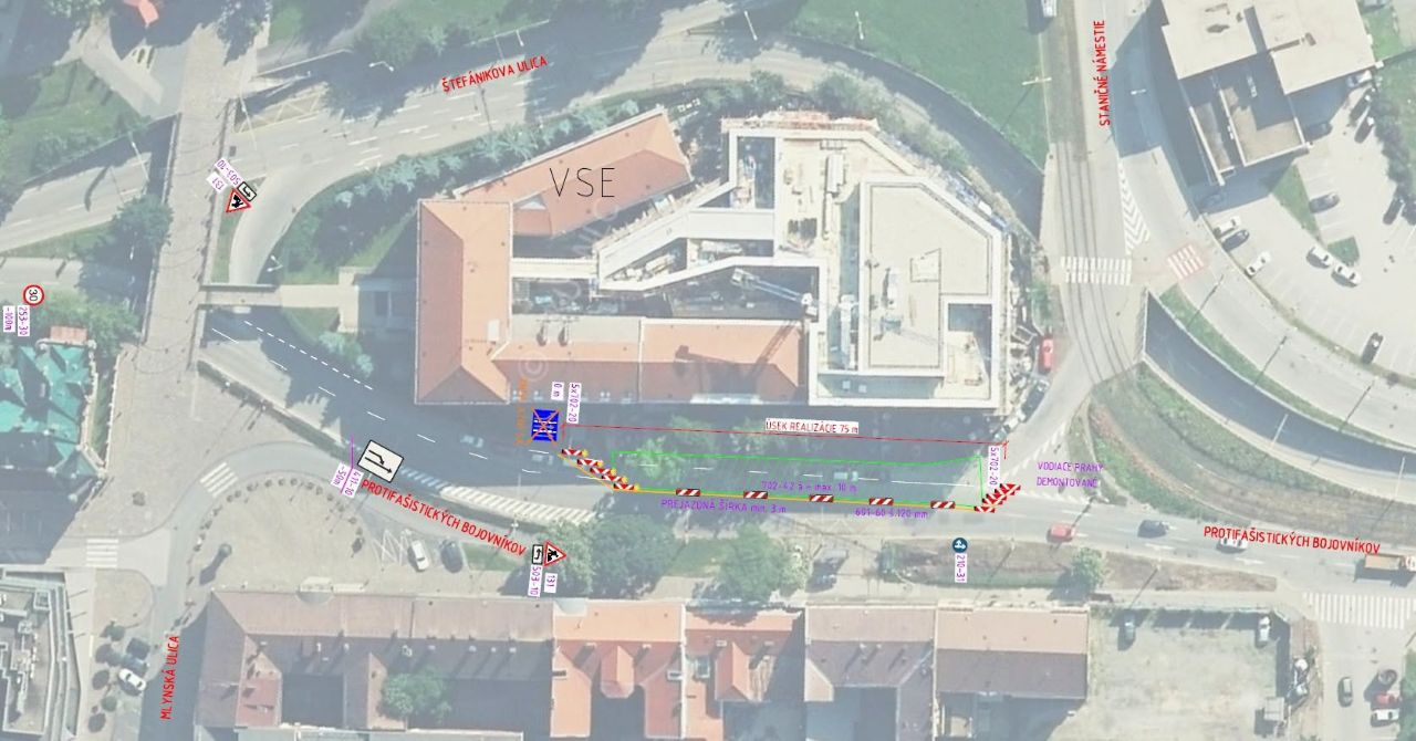 Zmena organizácie dopravy na ulici Protifašistických bojovníkov