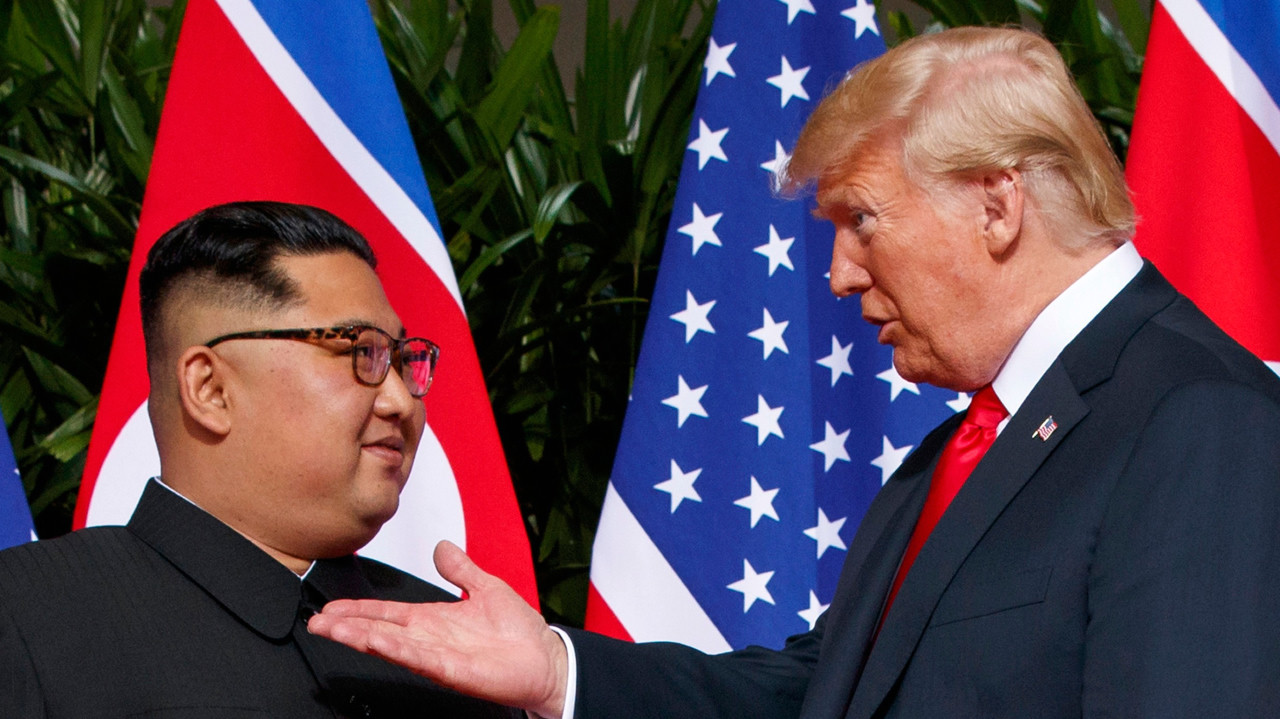 Kim Čong-un Donald Trump