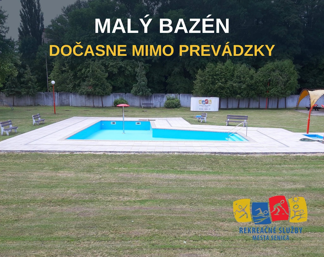 Malý bazén v Senici