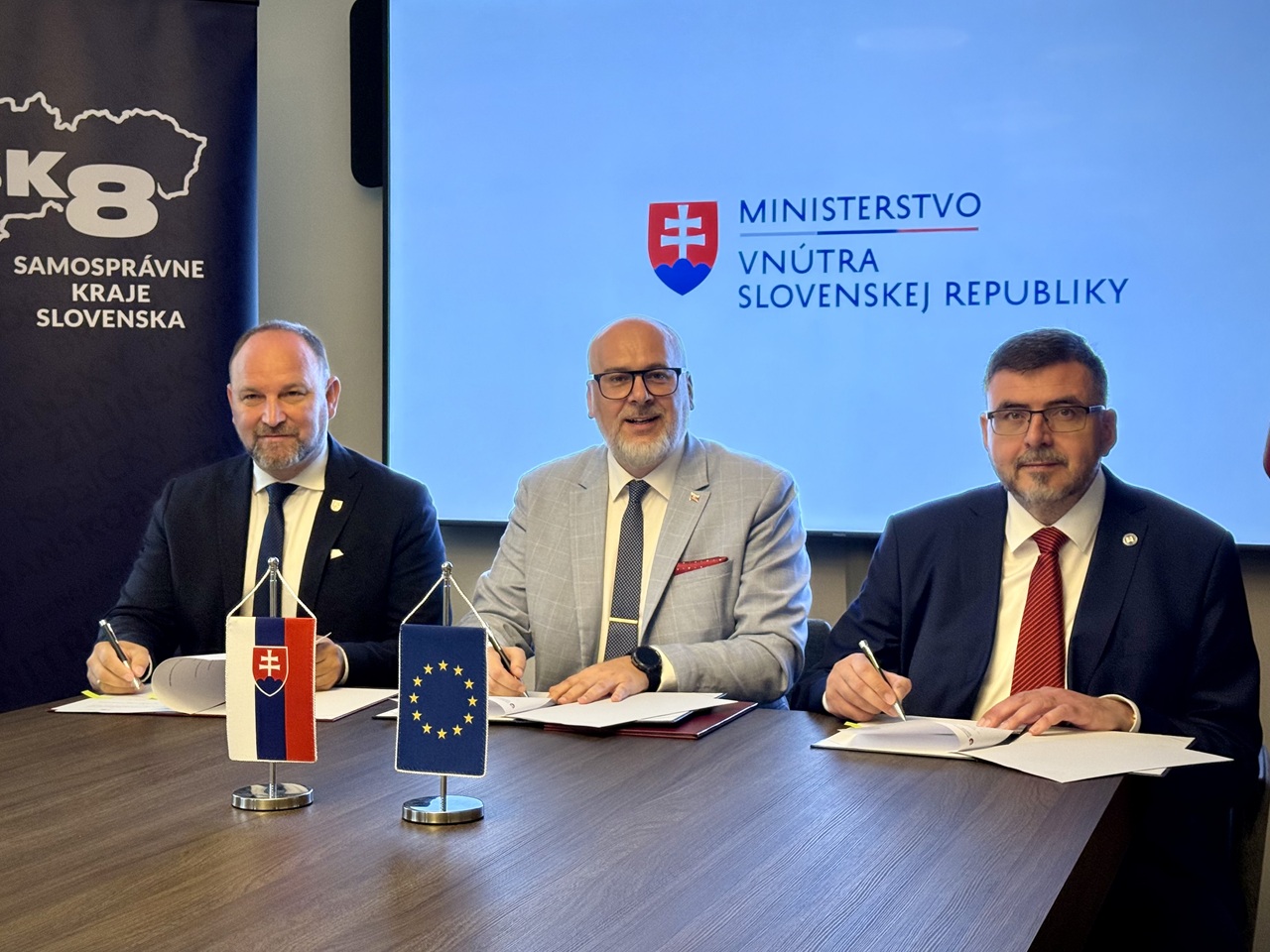 Jozef Viskupič, Michal Kaliňák a Jozef Božik