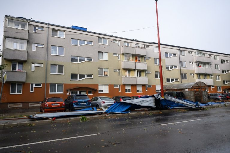 Búrka v Bratislave
