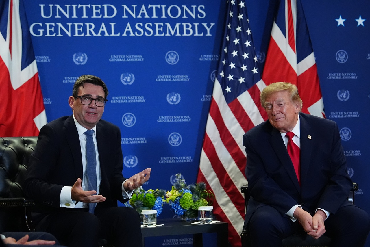 Andy Burnham Donald Trump