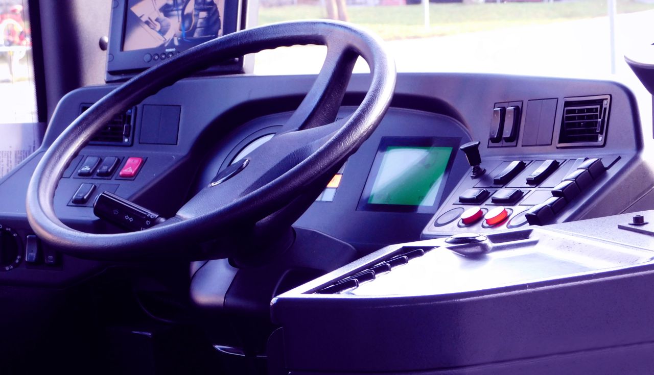 volant, autobus