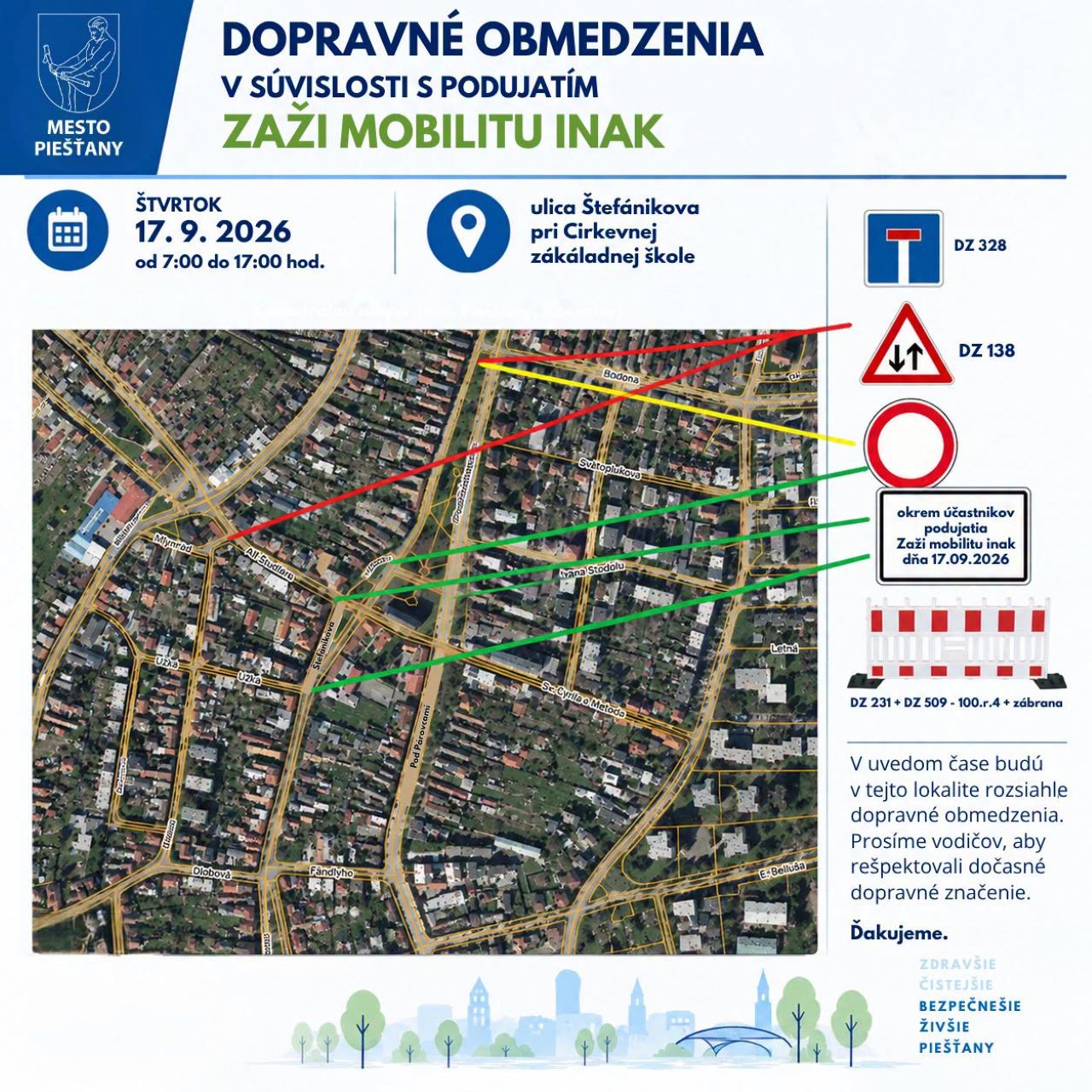 Zmeny v organizácii dopravy