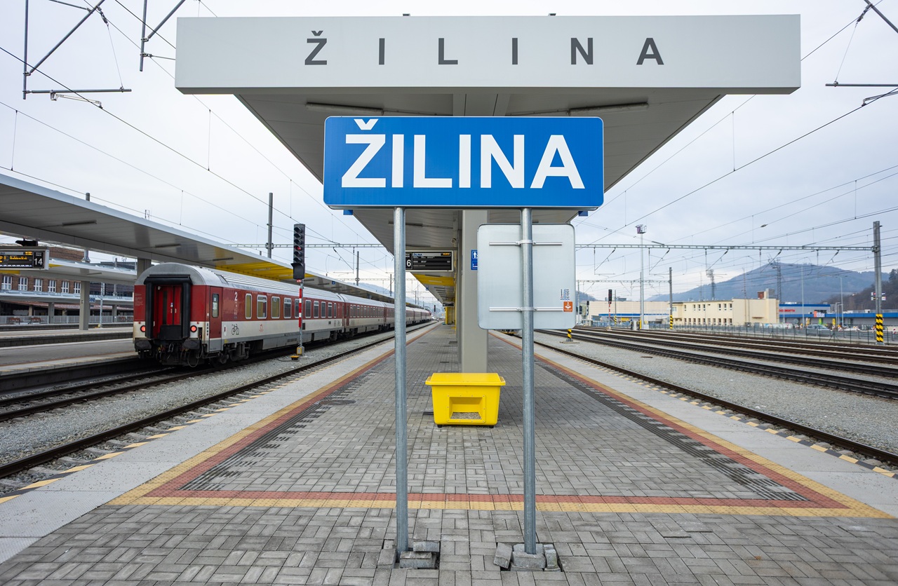 železničná stanica v Žiline