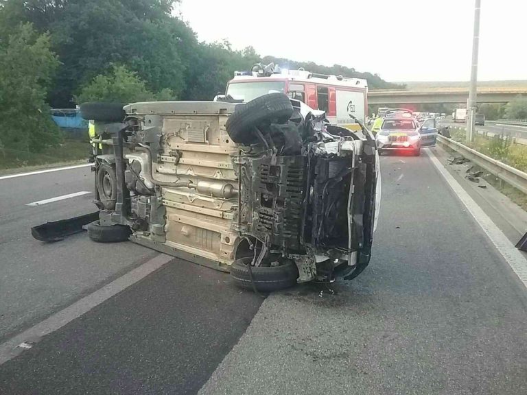 Trenčín D1 nehoda