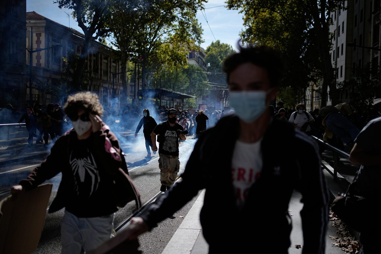 protesty vo Francúzsku